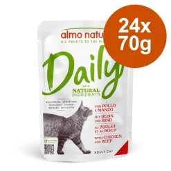 Almo Nature Daily Menu Pouch -säästöpakkaus 24 x 70 g