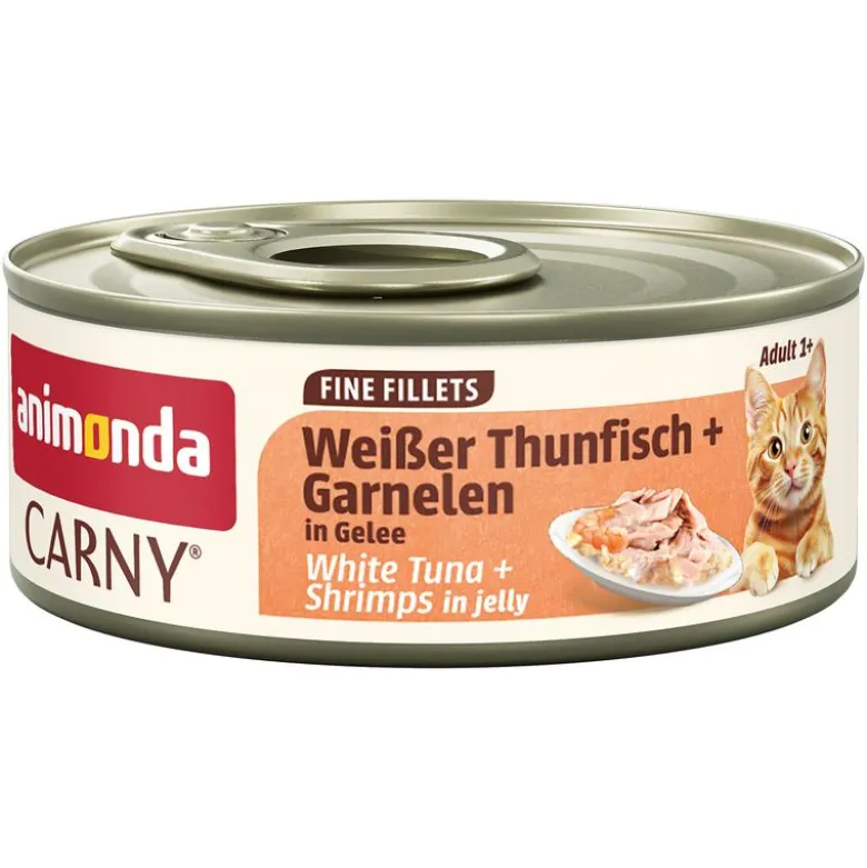 animonda Carny Adult Fine Fillets hyytelössä 12 x 60 g