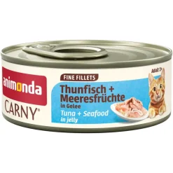 animonda Carny Adult Fine Fillets hyytelössä 24 x 60 g