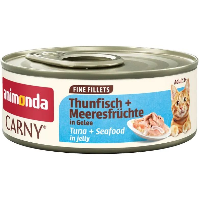 animonda Carny Adult Fine Fillets hyytelössä 24 x 60 g