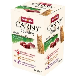 Animonda Carny Country Adult -lajitelma 6 x 100 g