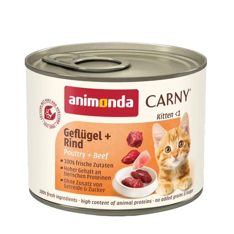 Animonda Carny Kitten -säästöpakkaus 24 x 200 g
