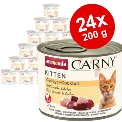 Animonda Carny Kitten -säästöpakkaus 24 x 200 g