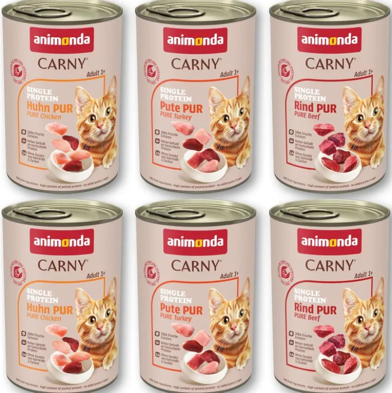 Animonda Carny Single Protein Adult Mix -kokeilupakkaus