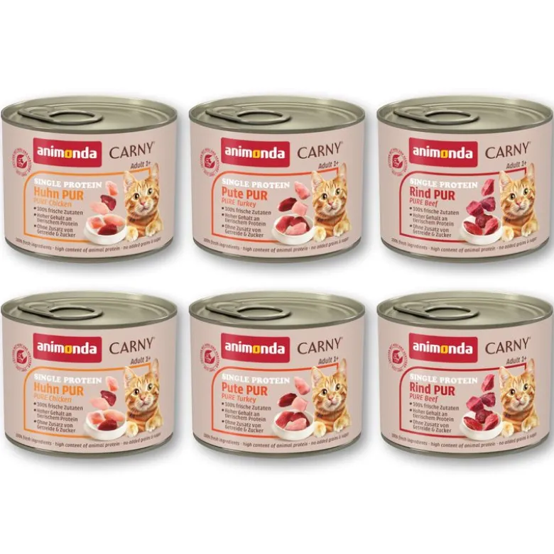 Animonda Carny Single Protein Adult Mix -kokeilupakkaus