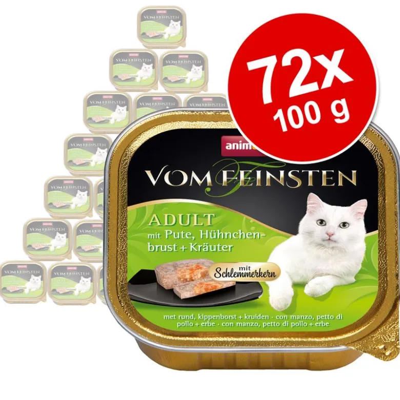 Animonda vom Feinsten Adult herkkutäytteellä -suurpakkaus 72 x 100 g
