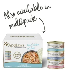Applaws Adult Cat Cans Tonnikalaa/Kalaa liemessä 156g