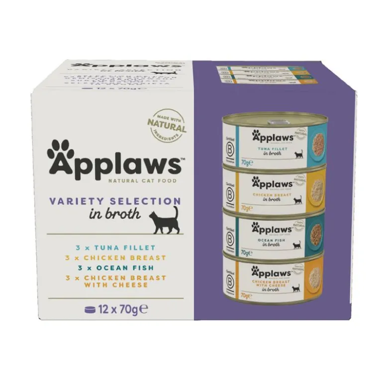 Applaws Adult -purkkilajitelmat 48 x 70 g