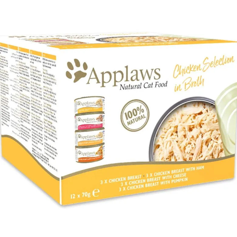 Applaws Adult -purkkilajitelmat 48 x 70 g