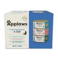 Applaws Cat in Sauce -säästöpakkaus 12 x 70 g