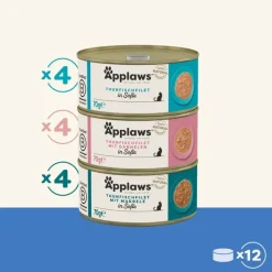 Applaws Cat kastikkeessa -säästöpakkaus 48 x 70 g