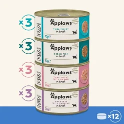 Applaws in Broth -säästöpakkaus 24 x 70 g
