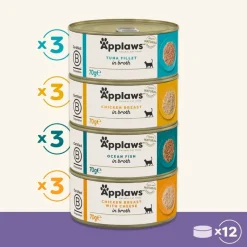 Applaws in Broth -säästöpakkaus 24 x 70 g