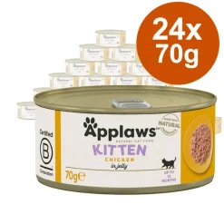 Applaws Kitten hyytelössä -säästöpakkaus 24 x 70 g