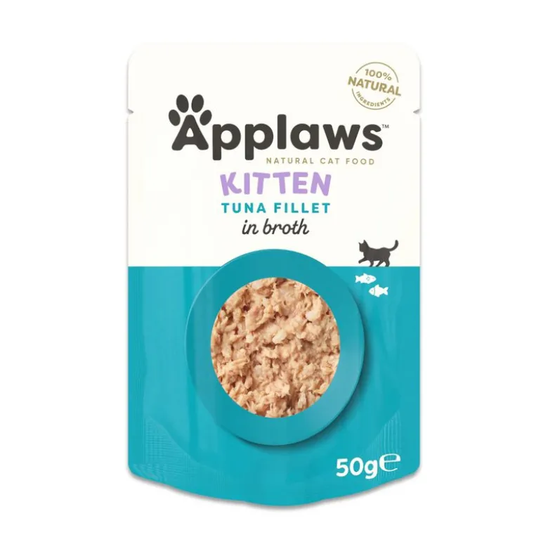 Applaws Natural Kitten liemessä -säästöpakkaus 48 x 50 g