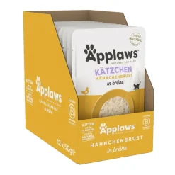 Applaws Natural Kitten liemessä -säästöpakkaus 24 x 50 g