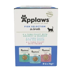 Applaws Pouch in Broth -säästöpakkaus 48 x 70 g