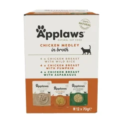 Applaws Pouch -lajitelma liemessä 12 x 70 g