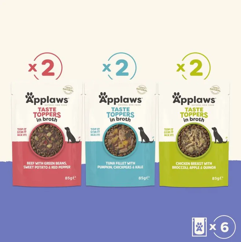 Applaws Taste Toppers -säästöpakkaus 12 x 85 g