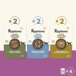 Applaws Taste Toppers -säästöpakkaus 12 x 85 g