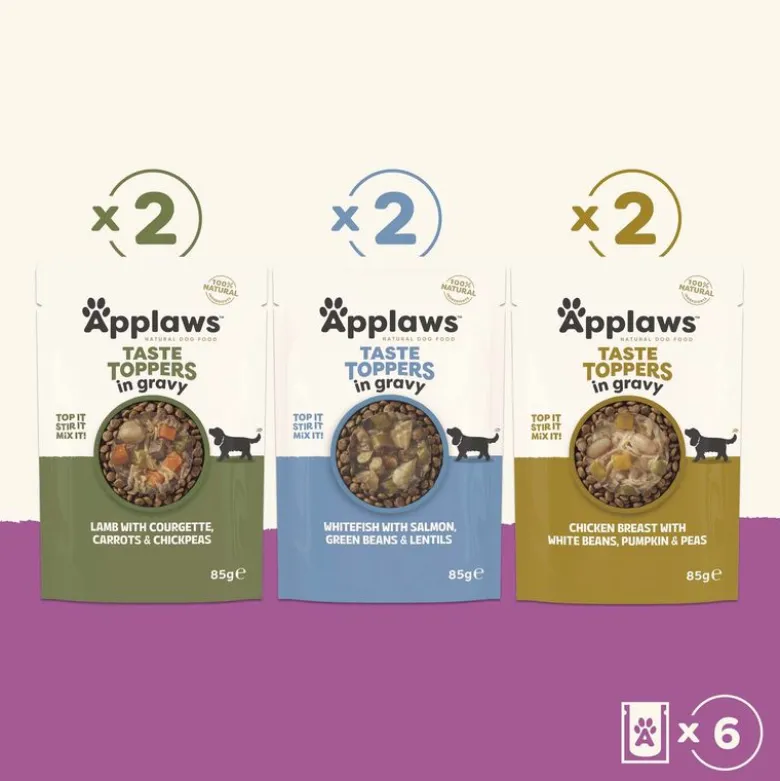 Applaws Taste Toppers -säästöpakkaus 12 x 85 g