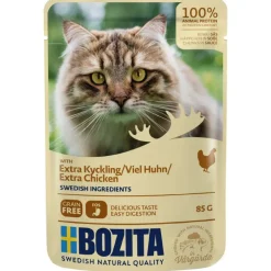 Bozita Chunks in Gravy Pouch -säästöpakkaus 24 x 85 g