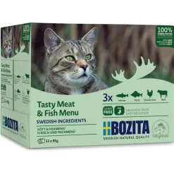 Bozita Chunks in Jelly Pouch 12 x 85 g