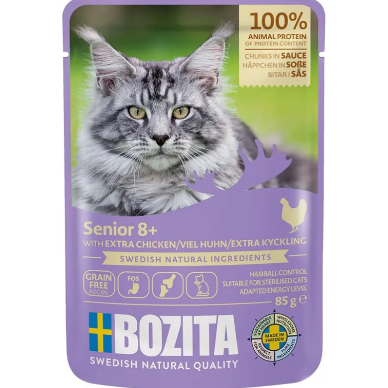 Bozita Morsels in Sauce Senior -säästöpakkaus 24 x 85 g