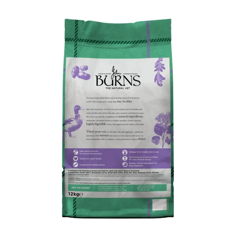 Burns Adult & Senior Sensitive ankka & peruna