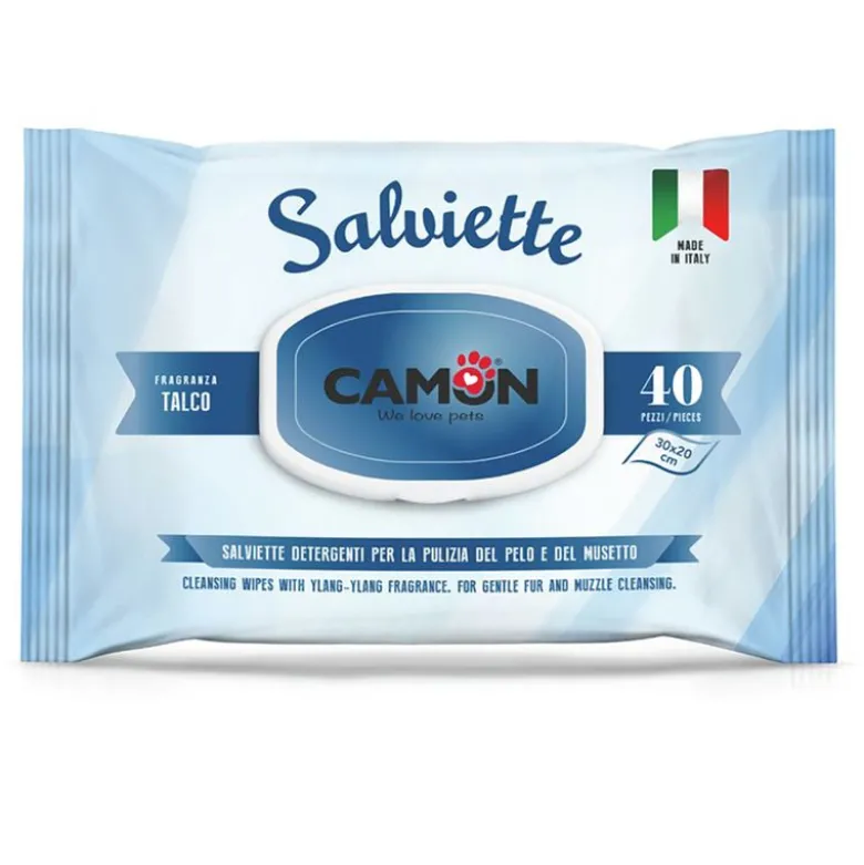 Camon Wet Wipes Coat Care Dog & Cat 40 kpl