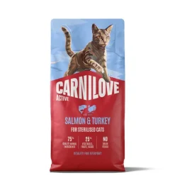 Carnilove Active Adult Sterilised lohi ja kalkkuna