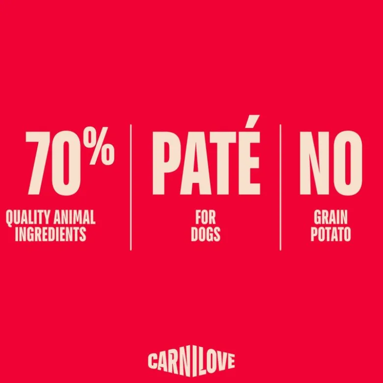 Carnilove Dog Paté Pouches 4 x 300 g