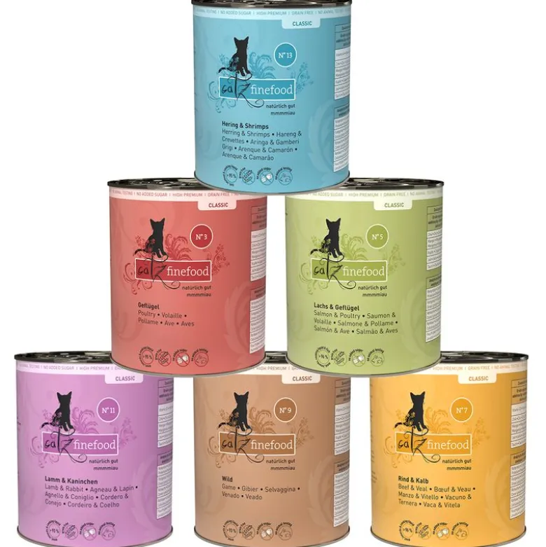 Catz Finefood -purkkiruoka 6 x 800 g