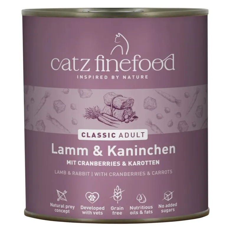 Catz Finefood -purkkiruoka 6 x 800 g