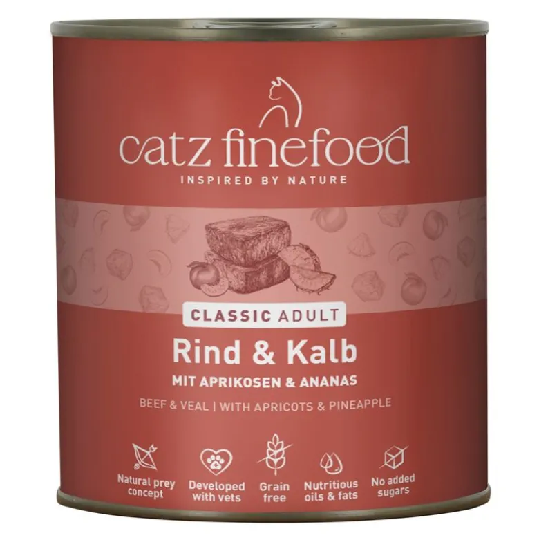 Catz Finefood -purkkiruoka 6 x 800 g