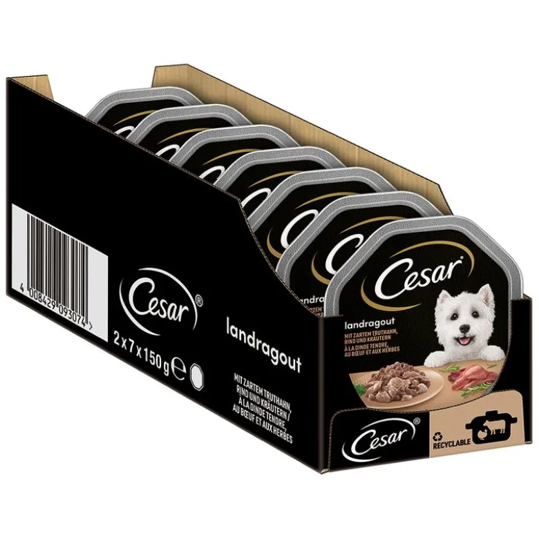 Cesar-rasiat säästöpakkaus 28 x 150 g