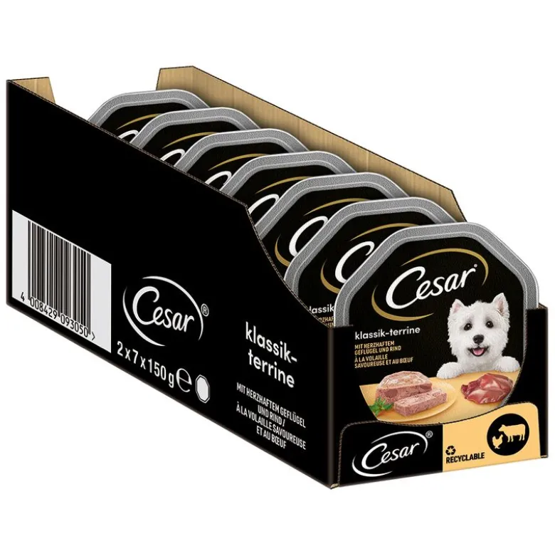 Cesar-rasiat säästöpakkaus 28 x 150 g