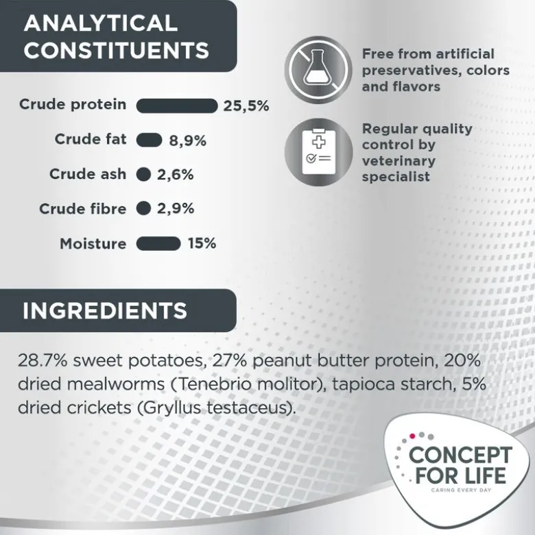 Concept for Life Insect Snack bataatti