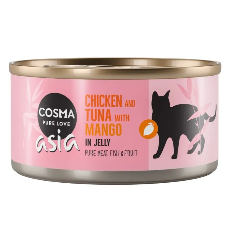 Cosma Asia Fruit hyytelössä -säästöpakkaus 24 x 170 g