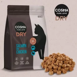 Cosma kuivaruoka lohi & kana kokeilupakkaus 80 g