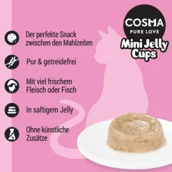 Cosma Mini Jelly Cups 6 x 25 g