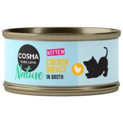 Cosma Nature Kitten -säästöpakkaus 24 x 70 g