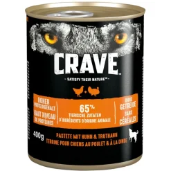 Crave Adult -koiranruoka 6 x 400 g