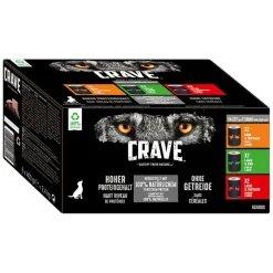 Crave Adult -koiranruoka 6 x 400 g