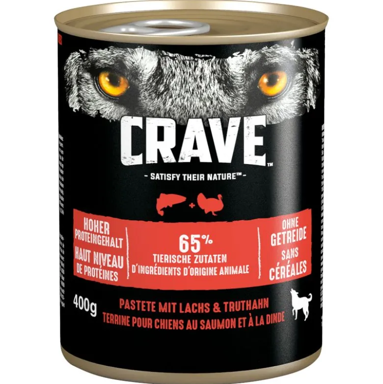 Crave Adult -koiranruoka 6 x 400 g