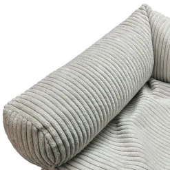 Designed by Lotte -sohvatyyny Ribbed, vaaleanharmaa