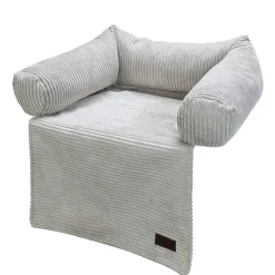 Designed by Lotte -sohvatyyny Ribbed, vaaleanharmaa