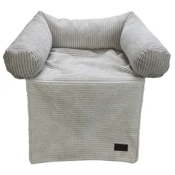 Designed by Lotte -sohvatyyny Ribbed, vaaleanharmaa