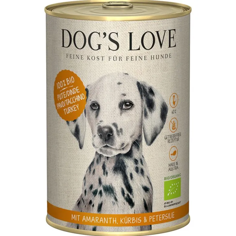 Dog´s Love luomu -säästöpakkaus 24 x 400 g