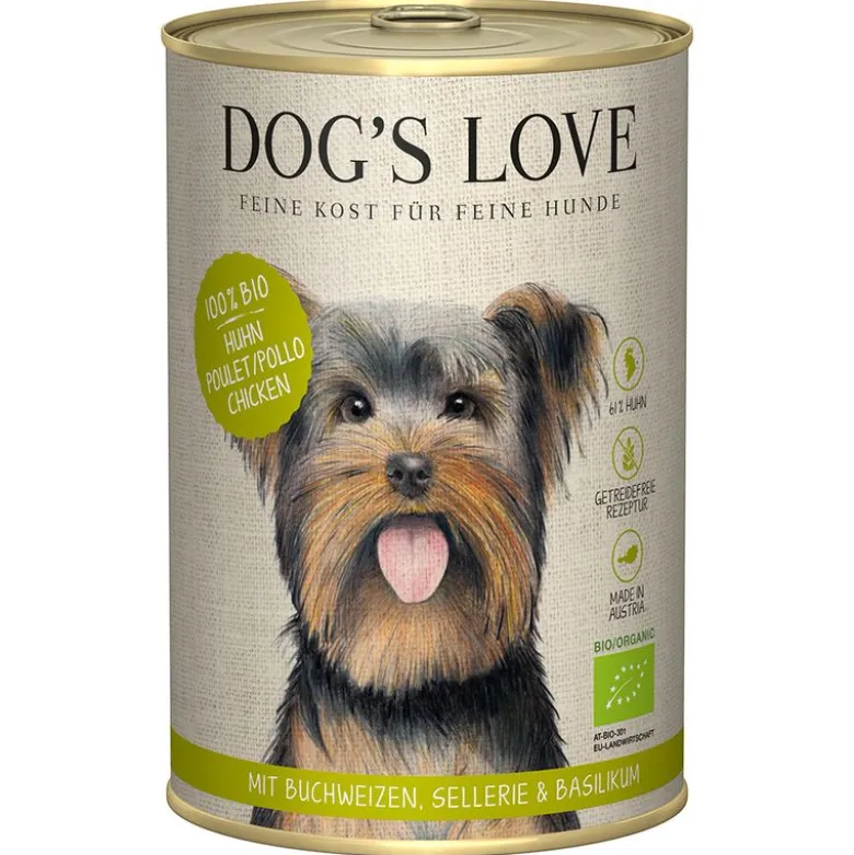 Dog´s Love luomu -säästöpakkaus 24 x 400 g